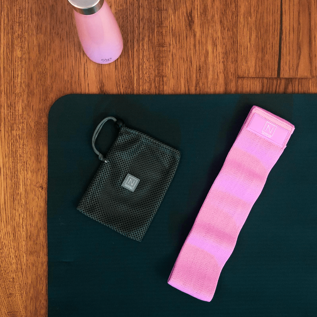 Hip, Glute and Booty Band, Medium Resistance (Pink) - nadora.co
