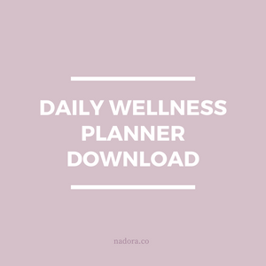 Nadora Daily Wellness Planner Download
